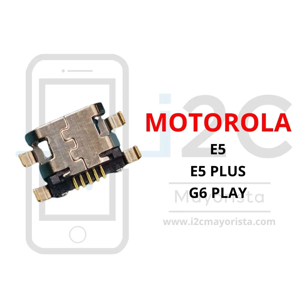 Pin de carga Moto E5 XT1944 E5 Plus XT1924 G6 Play XT1922